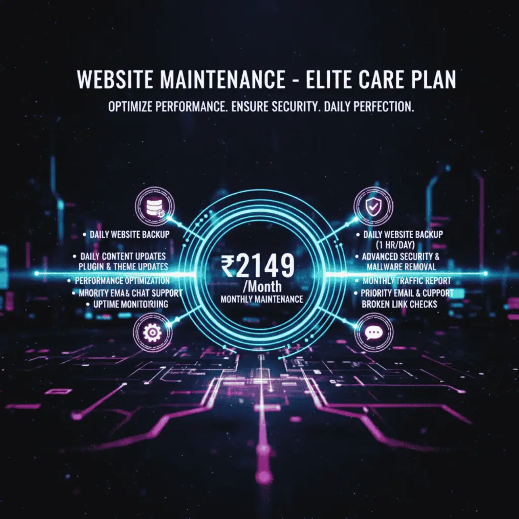 Website Maintenance - Elite Care Plan (Monthly Maintenance)