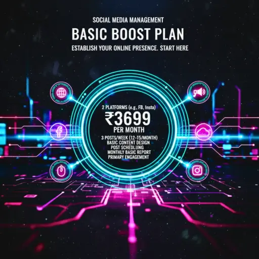 Social Media Management Basic Boost Plan (Monthly)